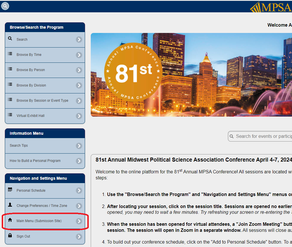 Paper Upload Instructions Midwest Political Science Association